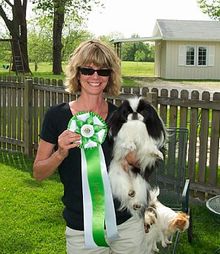 Odie and Lisa with AOM ribbon!